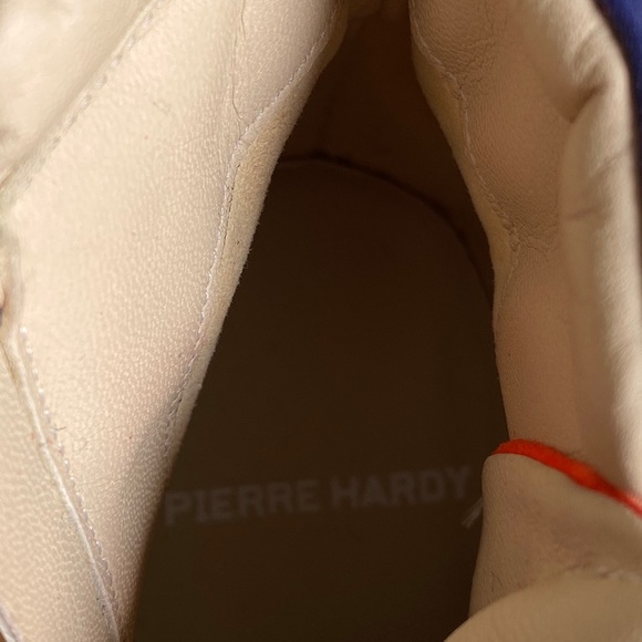 PIERRE HARDY Pony Hair Lace Up Wedge Ankle Boot Size 39 - Picture 14 of 16